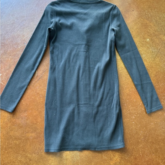 Rag’n’Bone Size Medium Mallory Thermal Ribbed Cotton Mini Dress NWT - Picture 6 of 7